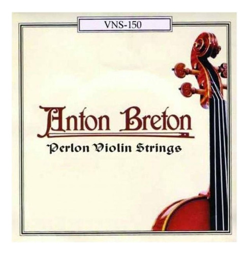 Vns-150 Cuerdas Violin 3/4 Perlon Anton Breton