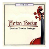 Vns-150 Cuerdas Violin 3/4 Perlon Anton Breton