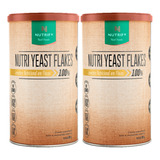 2x Levedura Nutricional Nutri Yeast Flakes Nutrify 300g Sabor Sem Sabor