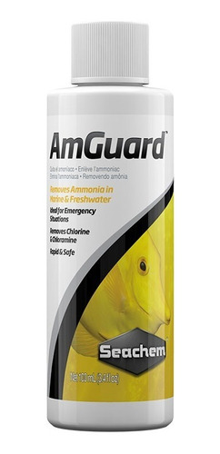 Amguard 100ml Desintoxicante Amoniaco Acuario Pecera Peces