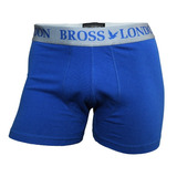 Bóxer Hombre Bross Liso Silver Colores