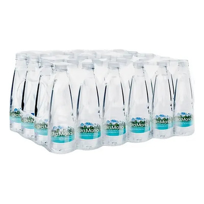 Agua Embotellada Santa Maria 040024sma 400ml Natural C\u002F24pzs | MercadoLibre