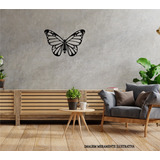 Quadro Vazado Borboleta Plainando 19x16 Decorativo Mdf 3mm