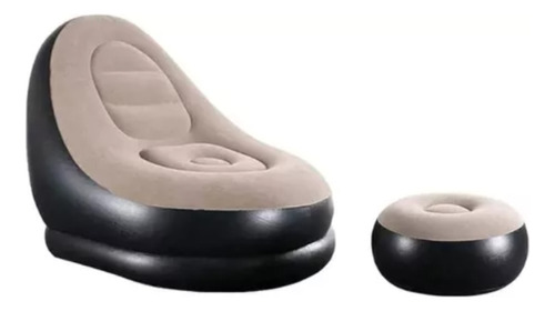 Sillón Con Posa Pies, Inflable Y Plegable