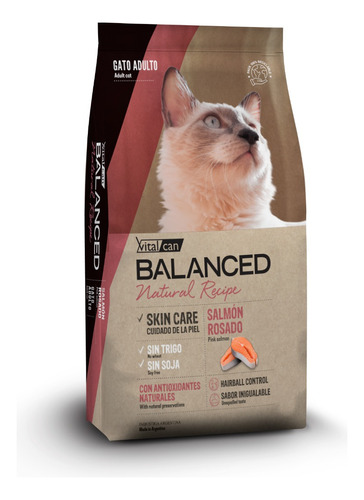 Vital Can Balanced Gato Natural Recipe Salmon X 3kg