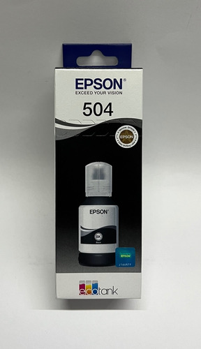 Tinta Original Epson 504 Negro T504120 L4150/ L6161 127ml