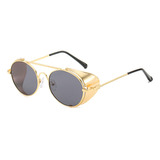 Gafas Lentes De Sol Vintage Escudo Lateral Steampunk Guitega