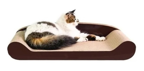 Rascador Tipo Sofa Para Gatos Con Catnip 61x28x14 Cm