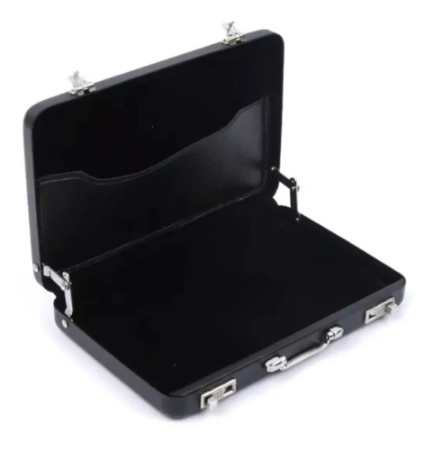 Tarjetero Cartera Forma Maletero Metálico, Caja, Joyería