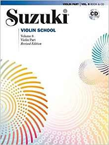 Suzuki Violin School, Vol 8 Violin Part, Book  Y  Cd