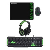 Combo Gamer Headset, Mouse E Teclado Gamer Multilaser