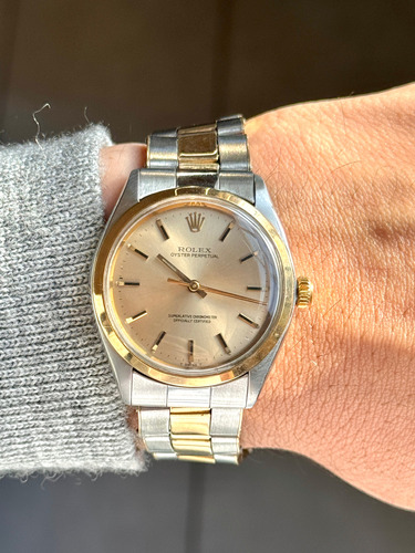 Reloj Rolex Oyster Perpetual Acero Oro Original Año 1977 Swi