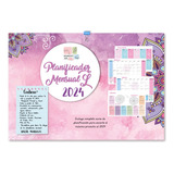 Planificador Mensual L 2024 Encolado Mandalas Planner