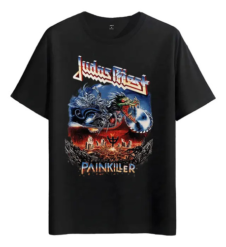 Tshirt Muscle Freaks Judas Priest Painkiller Estilo Heavy