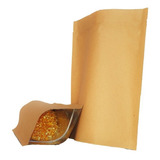 Bolsas Doypack Kraft Café 16x23 Cm Marrón 1/4 Kilo Pack X10