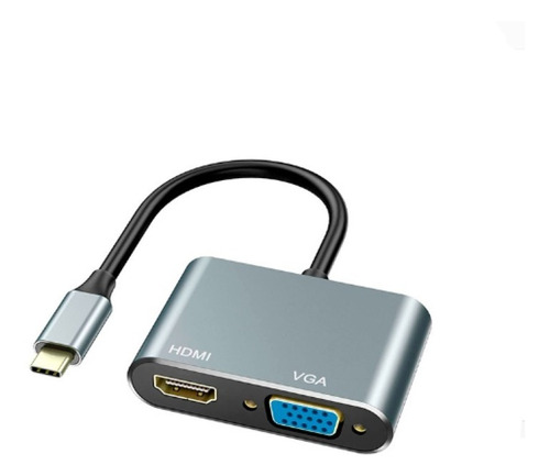 Cable Adaptador Tipo C 4 Video Usb 3.0 A Adaptador Vga  Hdmi