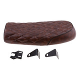 Universal Brat Diamond Flat Cafe Racer Asiento Marrón