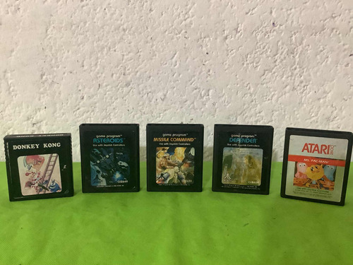 Cartuchos De Atari 2600 (5 Piezas)