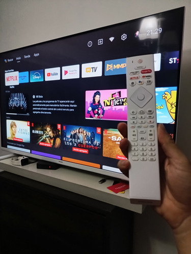 Smart Tv Philips 43' Blanca Android Tv + Soporte Incluido 