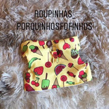 Roupa Pet Peitoral Porquinho Da Índia Mini Coelho Chinchila