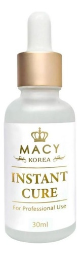 Instant Cure Macy Curador Cola Instantâneo Cílios 30ml Cor Incolor