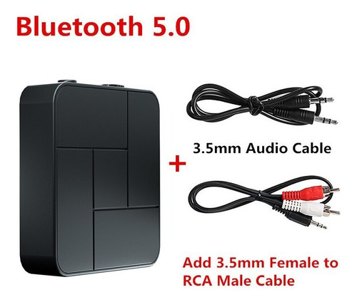 Transmisor Receptor De Audio Bluetooth 5 0 Actualizado Con M