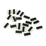 Sim Y Nat 20 Pcs 4 Pin Conector Macho Del Conectador De 3528