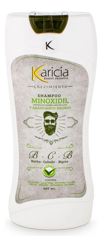 Shampoo Minoxidil Karicia 400ml - mL a $72