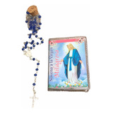 Camandula Azul Botellita + Novena Virgen De La Milagrosa Bol
