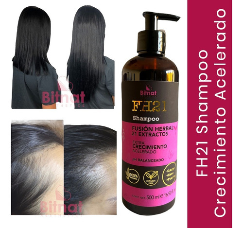 Shampoo Fh21 Extra Crecimiento Acelerado Rapunzel Bitnat