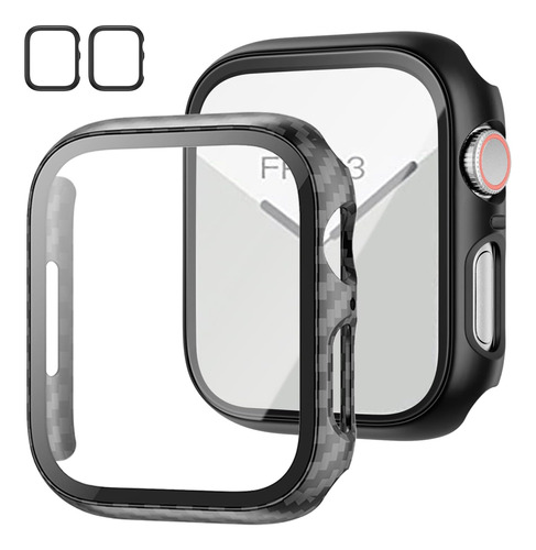 2 Funda Con Mica Para Apple Watch Ultra 8 7 6 5 4 3 2 1 Se2