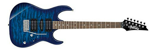 Guitarra Eléctrica Ibanez 6 Cuerdas, Diestra, Azul (grx70qat