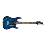 Guitarra Eléctrica Ibanez 6 Cuerdas, Diestra, Azul (grx70qat