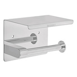 Portarrollo Acero Inox Cromo C/soporte P/celular Foset 46354