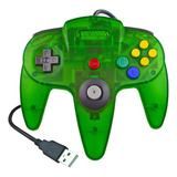 Controlador Usb N64, Gamepad De Computador Com Fio N64 Para