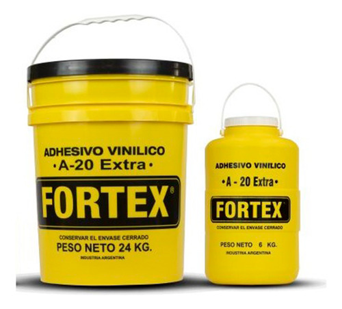 Adhesivo Vinílico A20 X24kg Fortex