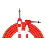 Cable Instrumento Rojo Plug Angulo 3 Mts. Lgi-202-3r Kirlin