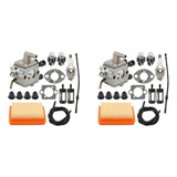 2 Kits De Filtros De Carburador Para Fs120 Fs200 Fs250 Fs300