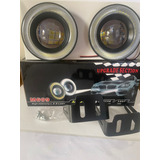 Farol De Led Auxiliar Projetor Angel Eyes Universal