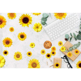 72 Pegatinas De Pared Extraíbles De Girasoles Para Despegar