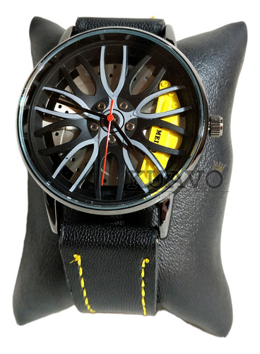 Reloj Metal Rueda Llanta Auto 3d 