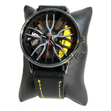 Reloj Metal Rueda Llanta Auto 3d 