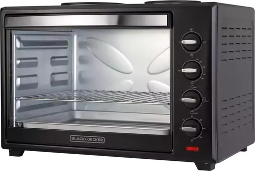 Horno Electrico Black Decker To6000 2 Anafes 62l 250°c 3750w