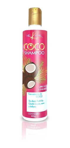Shampoo Coco Sin Efecto Buid Up Nekane 300g  3 Pzas