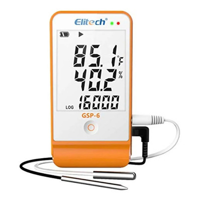 Datalogger Elitech GSP-6 Temperatura Humedad USB 16mil Lecturas | Meses sin interés