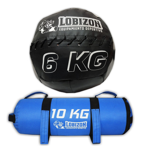 Combo Kit Core Bag 10kg + Medicine Ball 6kg Entrenamiento