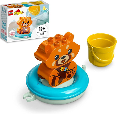 Lego Duplo 10964 Diversion En El Baño Panda Rojo Flotante
