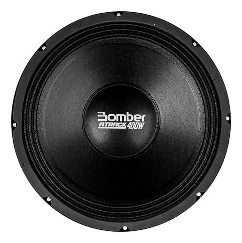 Woofer Bomber Alto Falante 15 Pol Atrack 400w Rms 4 Ohms Cor Preto