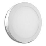 Pack X5 Foco Panel Plafón Led Sobrepuesto 18w Avc Luz Fría Color Blanco