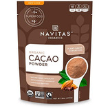 Navitas Organics Cacao En Polvo, 8 Oz Bolsa - Orgánico, No-g